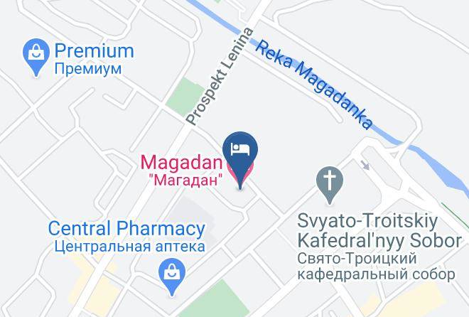 Magadan - Magadan Hotel Maps