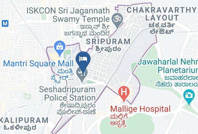Bengaluru - Magaji Orchid Hotel Maps
