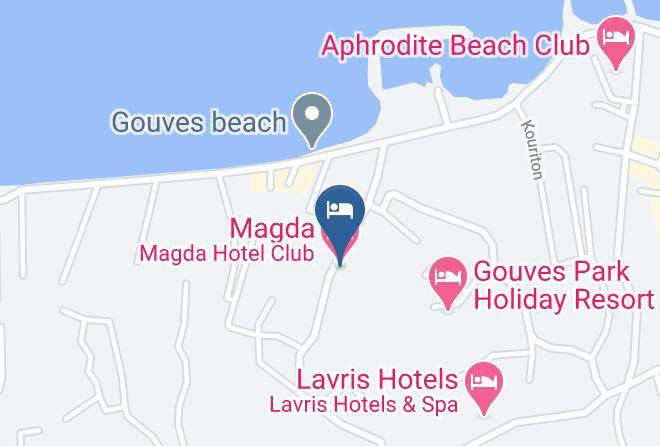 Iraklion - Magda Hotel Maps