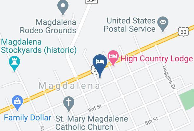 Socorro - Magdalena Hall Hotel Maps