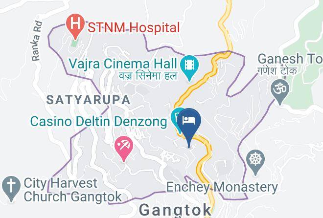Gangtok - Magellan's Hotel Mount Pleasant Maps