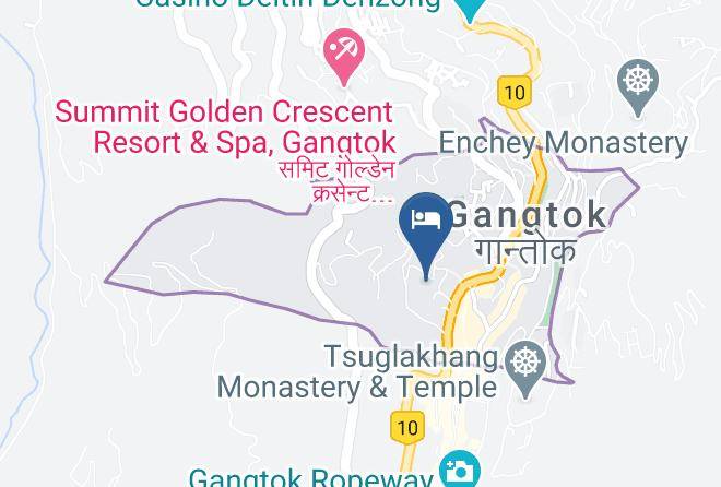 Gangtok - Magellan's Hotel Renam Maps