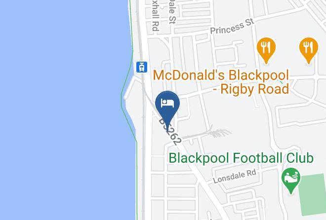 Blackpool - Maggie May's Hotel & Family Bar Maps