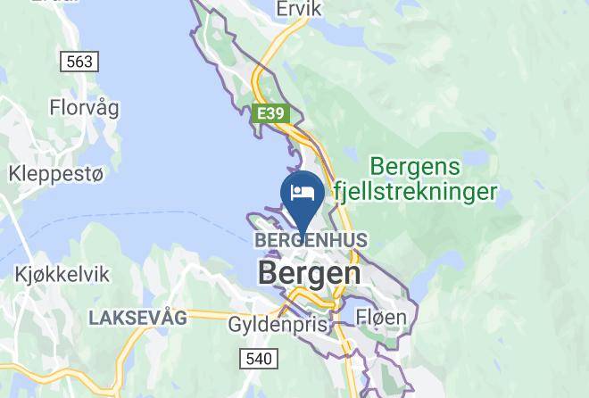 Bergen - Magic Hotel Kloverhuset Maps