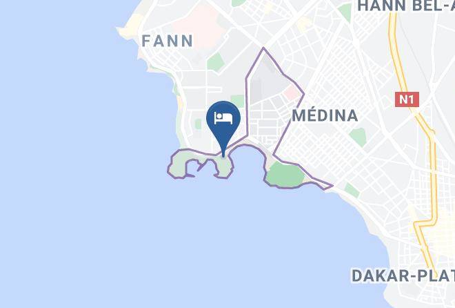Dakar - Hotel Magic Land Maps