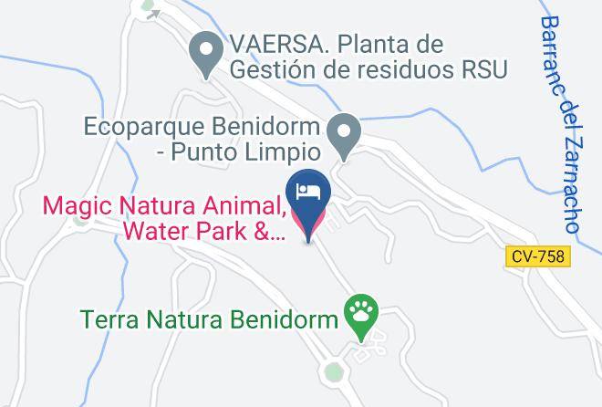 Alicante - Magic Natura Animal Water Park & Polynesian Lodge Resort Maps