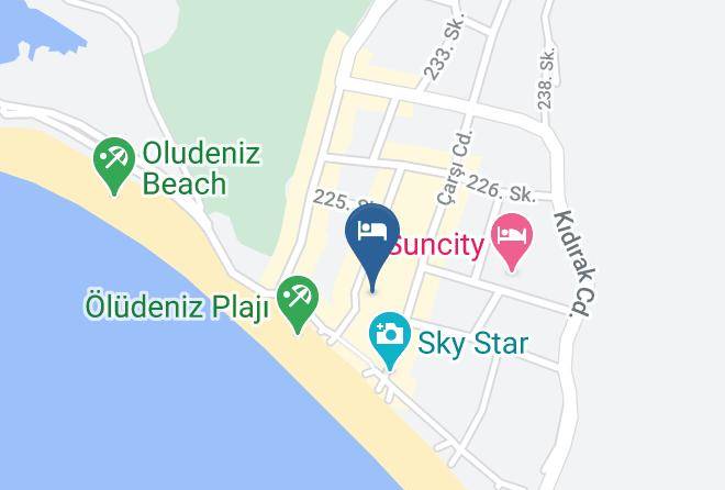 Fethiye - Magic Tulip Beach Hotel Maps