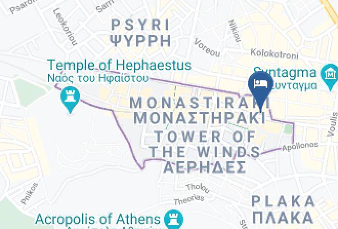 Central Athens - Magna Grecia Boutique Hotel Maps