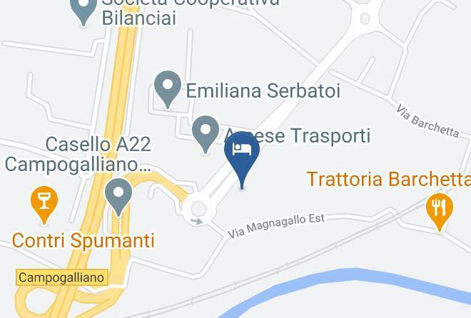 Modena - Hotel Magnagallo Maps