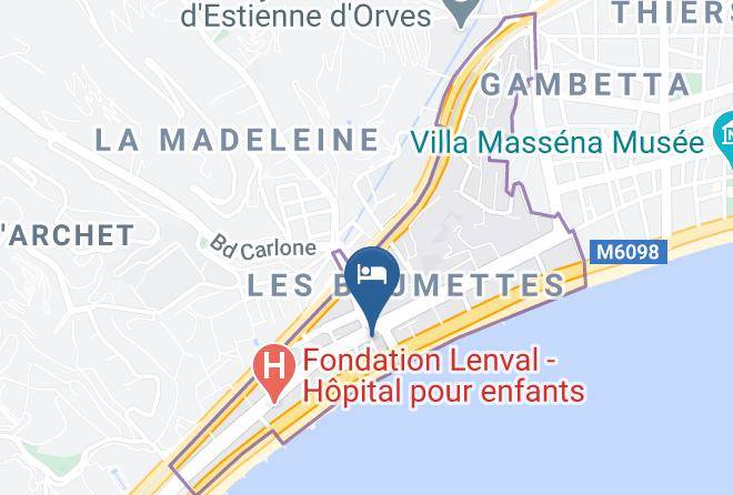 Maritime Alps - Hotel Magnan Maps