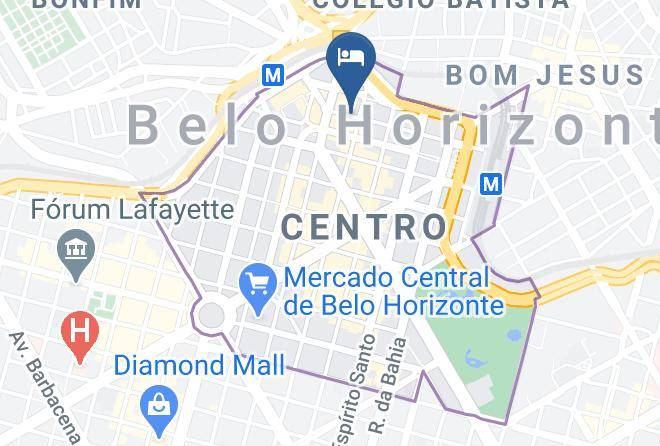 Belo Horizonte - Magnifico Hotel Maps