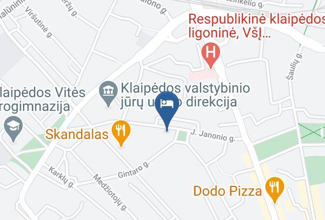 Klaipeda - Magnisima Viesbutis Largus Maps