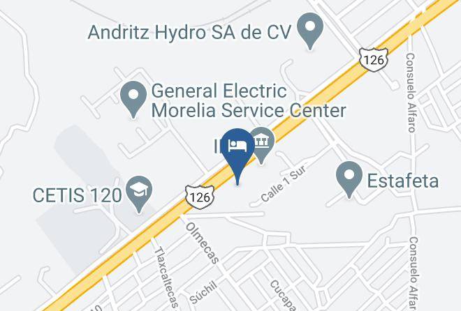 Morelia - Magno Motel & Suites Maps