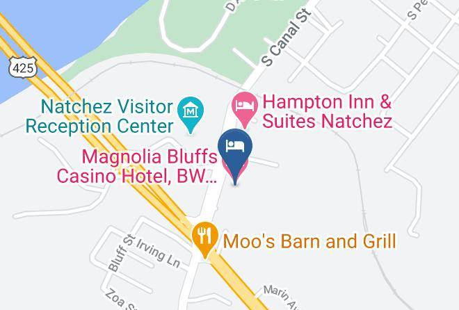 Adams - Magnolia Bluffs Casino Hotel Bw Premier Collection Maps
