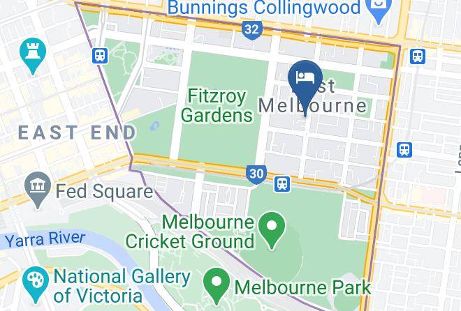 Melbourne - Magnolia Court Boutique Hotel Maps