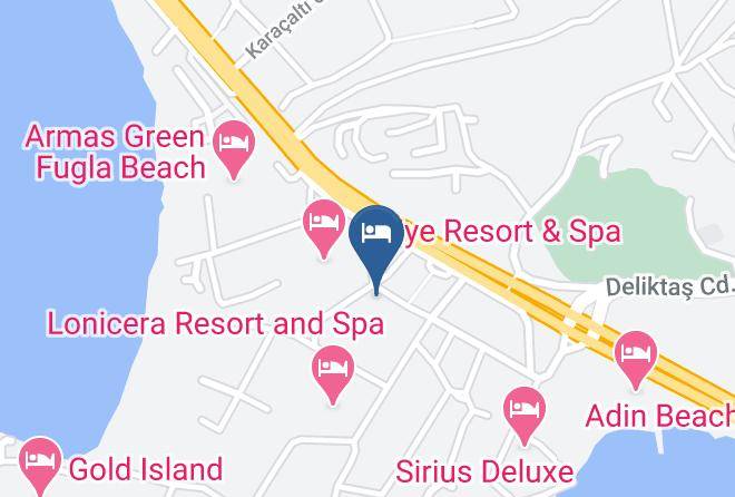 Alanya - Magnolia Hotel Alanya Maps