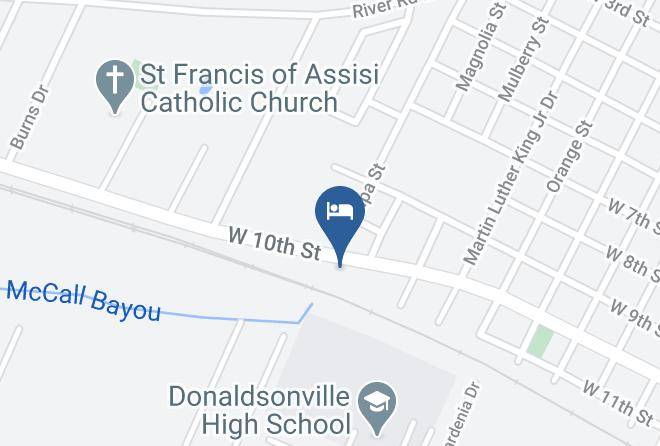 Ascension Par - Magnolia Motel Donaldsonville Maps