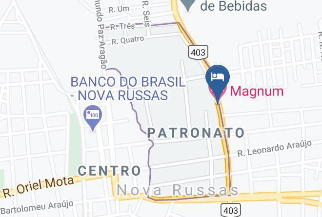 Nova Russas - Magnum Hotel Maps