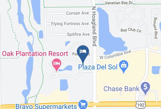 Oak Plantation Resort Map