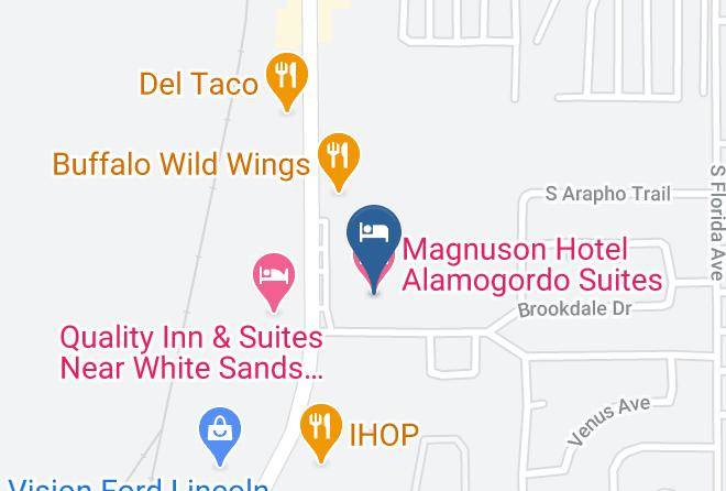 Magnuson Hotel Alamogordo Suites Map - New Mexico - Otero