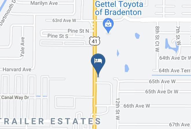Manatee - Magnuson Hotel Bradenton Maps