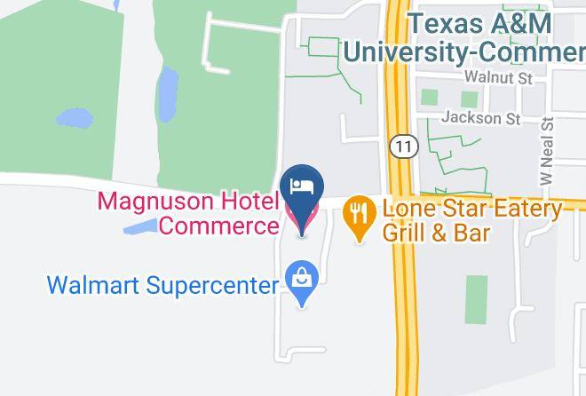 Magnuson Hotel Commerce Map