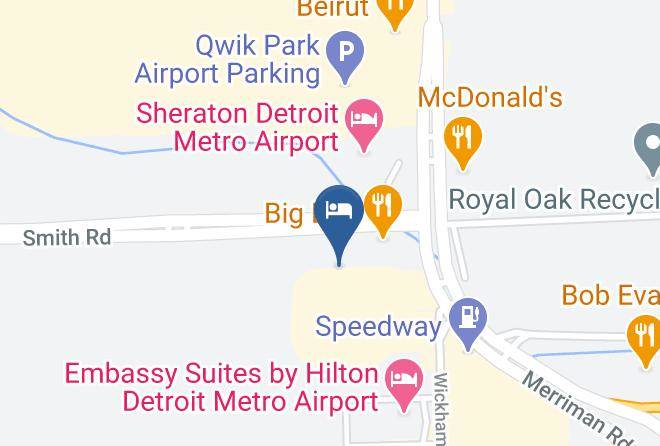 Wayne County - Magnuson Hotel Detroit Airport Maps
