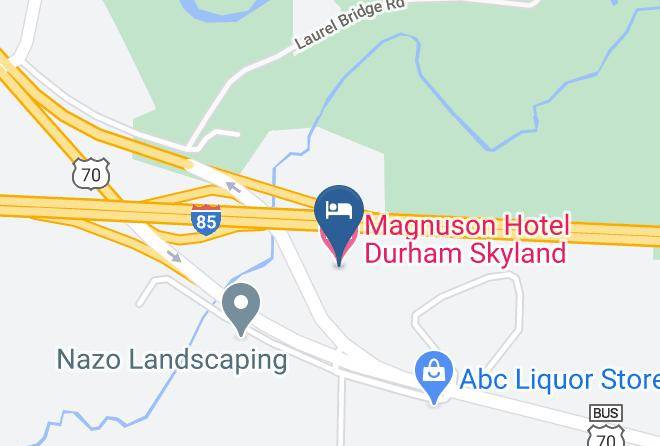 Orange - Magnuson Hotel Durham Skyland Maps