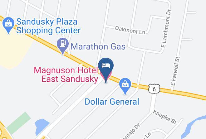 Erie - Magnuson Hotel East Sandusky Maps