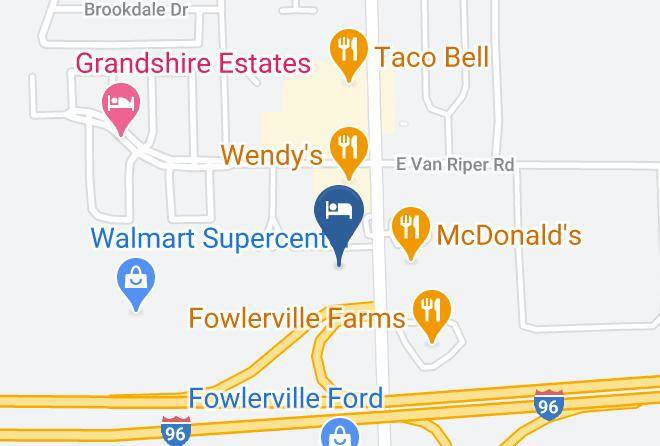 Livingston County - Magnuson Hotel Fowlerville Maps