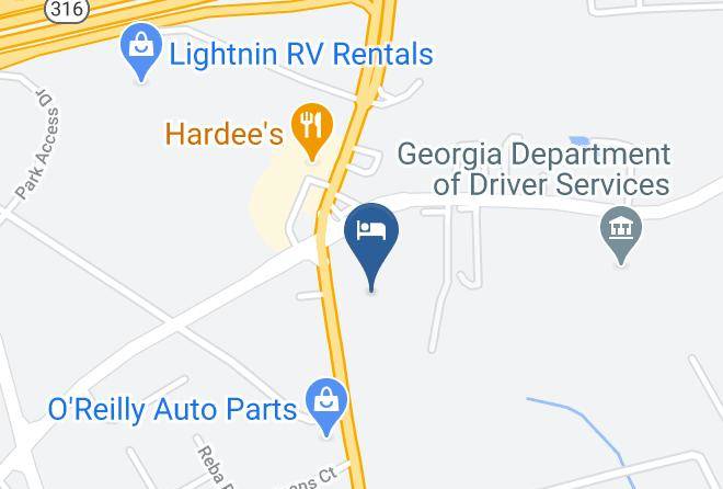 Gwinnett - Magnuson Hotel Lawrenceville Maps
