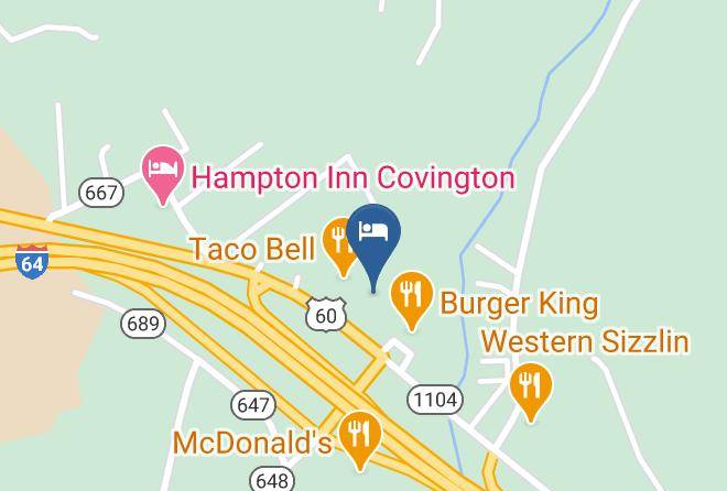 Alleghany - Magnuson Hotel Mountain View Maps