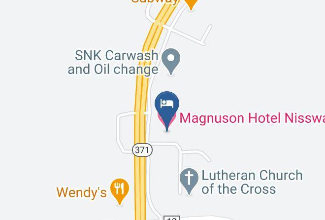 Magnuson Hotel Nisswa Map