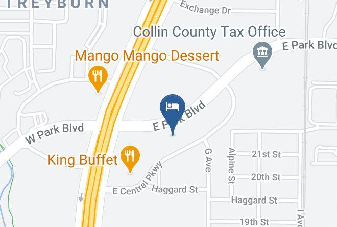 Magnuson Hotel Park Suites Map