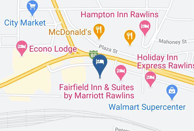 Carbon - Magnuson Hotel Rawlins Maps