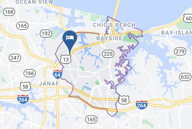 Virginia Beach City - Magnuson Hotel Virginia Beach Maps