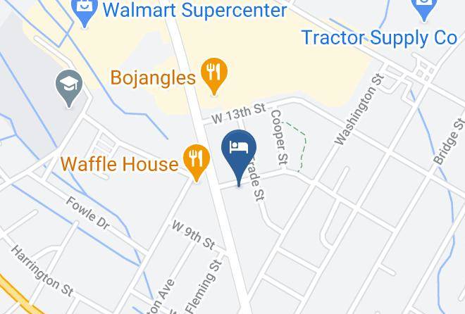 Magnuson Hotel Washington Map