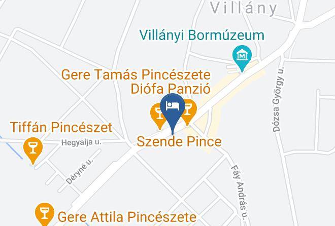 Villany - Magonyi Panzio Maps