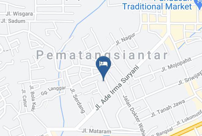 Kota Pematang Siantar - Maharani Hotel Maps