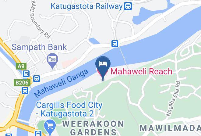 Mahaweli Reach Hotel Map