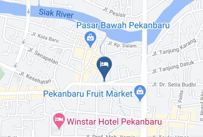 Pekanbaru - Mahkota Hotel Maps