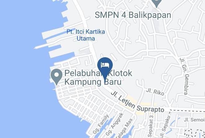 Balikpapan - Mahkota Intan Hotel Maps