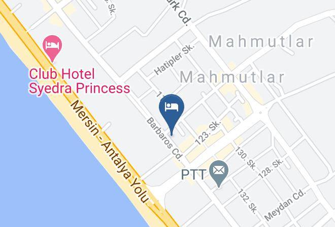 Alanya - Mahmutlar Eser Hotel Maps