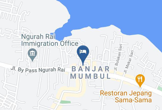 Mahogany Hotel Bali Nusa Dua Map