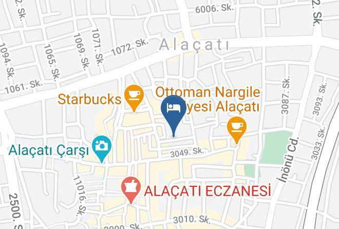 Cesme - Mahzen Butik Otel Maps