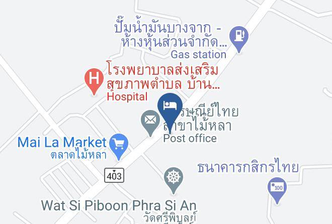 Amphoe Ron Phibun - Mai La Forest Inn Hotel Maps