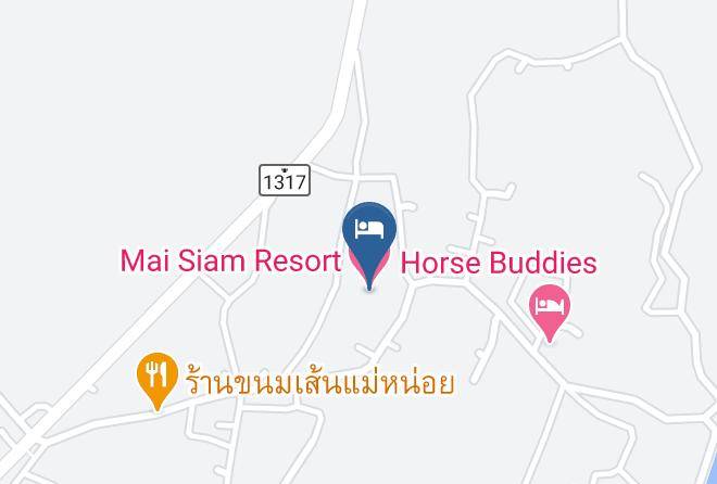 Amphoe Mae On - Mai Siam Resort Maps