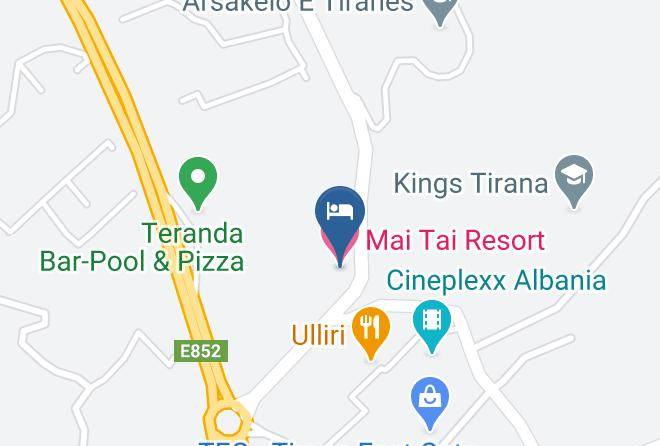 Tirana - Mai Tai Resort Maps