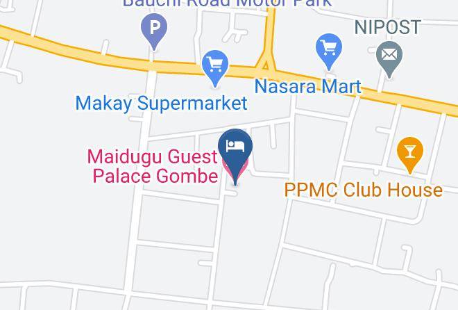 Dwaja - Maidugu Guest Palace Gombe Maps