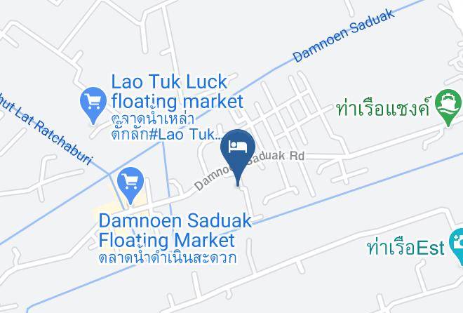 Amphoe Damnoen Saduak - Maikaew Damnoen Resort Maps